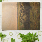 Linge De Cuisine Jean-Francois Millet - Berger et troupeau 1863 (Plié)