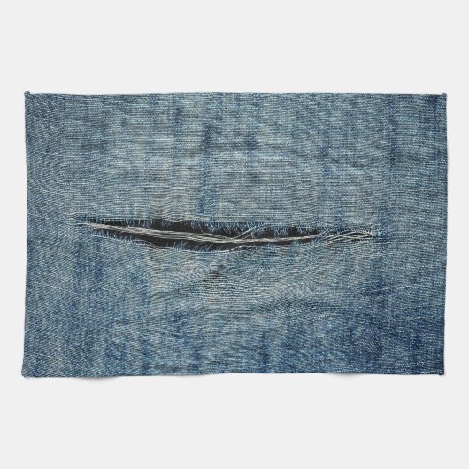 Linge De Cuisine Jeans arrachés (Horizontal)