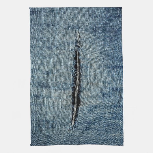 Linge De Cuisine Jeans arrachés (Vertical)