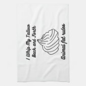 Linge De Cuisine J'écris mon jonc arrière et quatrième (Vertical)