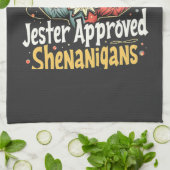 Linge De Cuisine Jester Approuvé Shenanigans Circus Clown (Plié)