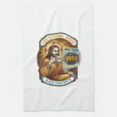 Linge De Cuisine Jésus 9999 Emails Non Lus Boîte de Réception Zéro (Vertical)
