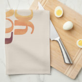 Linge De Cuisine Jésus aime la typographie chrétienne Design (Quart Plié)