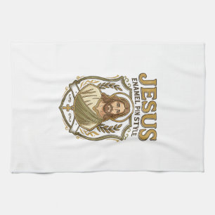 Linge De Cuisine  Jésus Broche Émail Style Jésus Broche Émail Chrét
