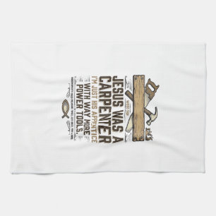 Linge De Cuisine Jésus Charpentre Menuisier Apprenti Vintage Shir