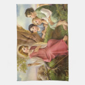 Linge De Cuisine Jésus Christ Enseigner les enfants, Religion Vinta (Vertical)