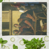 Linge De Cuisine Jésus-Christ Purification du Temple (Plié)