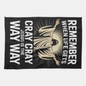 Linge De Cuisine Jésus Est La Façon Drôle De Noël Foi Religieuse (Horizontal)