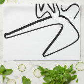LINGE DE CUISINE JÉSUS SAUVE GRAFFITI (Plié)