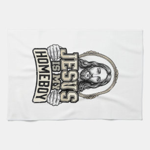 Linge De Cuisine Jésus vintage est mon design vectoriel gravé ami