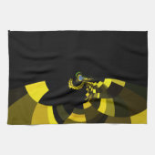 Linge De Cuisine Jet Black et Gold Vector Art Design graphique (Horizontal)