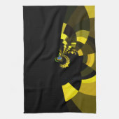 Linge De Cuisine Jet Black et Gold Vector Art Design graphique (Vertical)