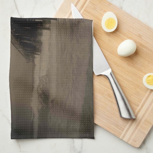 Linge De Cuisine Jetée de plage Flagler (Quart Plié)