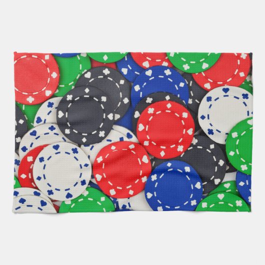 Linge De Cuisine Jetons de poker de casino (Horizontal)