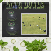 Linge De Cuisine Jeu de boules sur gazon, (Plié)