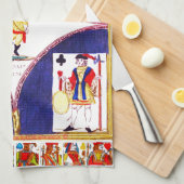 Linge De Cuisine "Jeu de cartes" (Quart Plié)