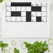 Linge De Cuisine Jeu de mots croisé (Plié)