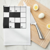 Linge De Cuisine Jeu de mots croisé (Quart Plié)