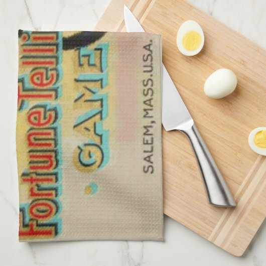 Linge De Cuisine Jeu de narration Fortune Chat Noir (Quart Plié)