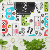 Linge De Cuisine Jeu vidéo Retro (Plié)