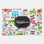 Linge De Cuisine Jeu vidéo Retro (Horizontal)