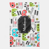 Linge De Cuisine Jeu vidéo Retro (Vertical)