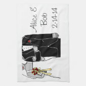 Linge De Cuisine Jeunes mariés (Vertical)