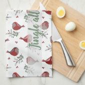 Linge De Cuisine Jingle all the way - Kitchen Tea Towel (Quart Plié)
