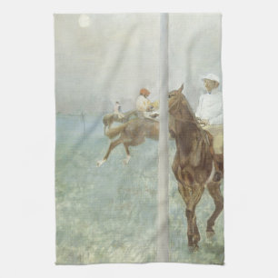 Linge De Cuisine Jockeys avant la course par Edgar Degas