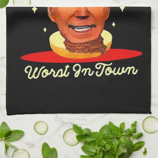 Linge De Cuisine Joe Biden anti-président (Plié)