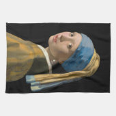 Linge De Cuisine Johannes Vermeer - Fille avec une oreille perle (Horizontal)