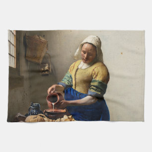 Linge De Cuisine Johannes Vermeer - La Milkmaid