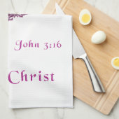 Linge De Cuisine John 3:16 (Quart Plié)