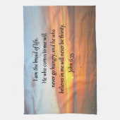 LINGE DE CUISINE JOHN 6:35 CONCEPTION DU LEVER (Vertical)