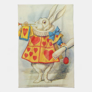 Linge De Cuisine John Tenniel   Le lapin blanc
