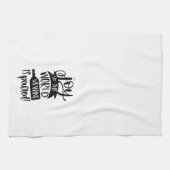 Linge De Cuisine Joie Amusante Le Vin Est Ravi (Horizontal)