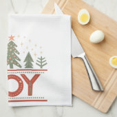 Linge De Cuisine Joie de Noël (Quart Plié)