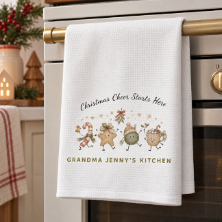 Linge De Cuisine Joie de Noël commence ici Personnalisé