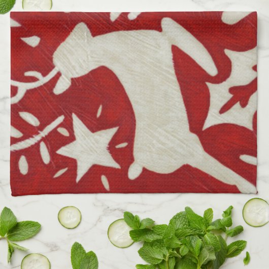 Linge De Cuisine Joie de Noël I (Plié)