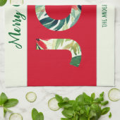 Linge De Cuisine Joie Festive Au Monde Joyeux Noël (Plié)