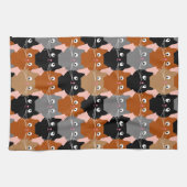 Linge De Cuisine Joli Amoureux des chats Feline Kittens (Horizontal)