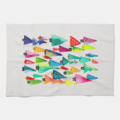 Linge De Cuisine Joli aquarelle arbres de Noël (Horizontal)