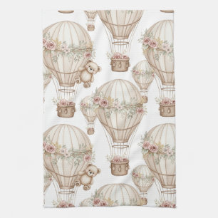 Linge De Cuisine Joli ballon à air chaud en forme d'ours en peluche