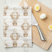 Linge De Cuisine Joli ballon à air chaud en forme d'ours en peluche (Quart Plié)