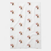 Linge De Cuisine Joli Beagle de Noël (Vertical)