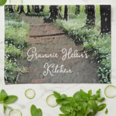 Linge De Cuisine Joli bois personnalisé (Plié)