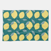 Linge De Cuisine Joli Citrons Dans La Motif De Cuisine (Horizontal)
