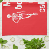 Linge De Cuisine Joli design effrayant d'Halloween (Plié)