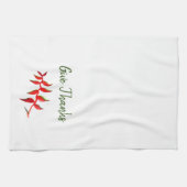 Linge De Cuisine Joli Donner Merci Floral (Horizontal)