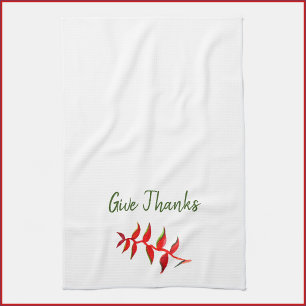 Linge De Cuisine Joli Donner Merci Floral